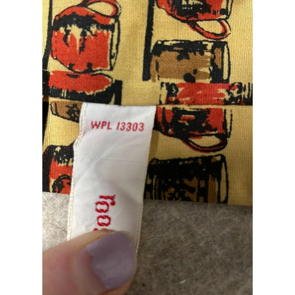 Vintage Rooster Sun Fabrics Square 100% Cotton Neck Tie - Picture 6 of 7